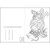 COLORING POSTCARDS CHRISTMAS 20ct