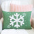 BLANK PILLOW COV 12" x 18" GREEN QUILTED