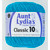 CROCHET THREAD sz10 PARAKEET 350yd AUNT LYDIA'S PK OF 3 EA