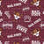 COLLEGE JERSEY KNIT MISSISSIPPI ST 1401 POLY/SPAN 58"