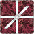 SQUARES 10" BLOOM NOIR (42) PK OF 4 EA