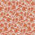 ABSTRACT SHAPES 120 26667 ORANGE ON WHITE