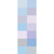 FAT QTR PETITE PETALS III BLUE/PINK (14) PK OF 5 EA