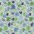ABSTRACT SHAPES 191P 26662 BLUE/GREEN SATEEN 118"