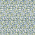 GRANDMA'S WALLPAPER 191P 26795 WHITE/BLUE SATEEN 118"