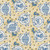 YEAR OF THE HORSE 370 26737 BLUE ON WHITE SATEEN 60"