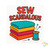 STICKER SEW SCANDALOUS PK OF 6 EA