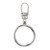 ZIPPER PULL RING 1" SILVER PK OF 3 EA