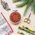 EMBROID KIT HOLIDAY WREATH ORNAMENT
