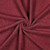 COTTON FLEECE SOL BURGUNDY MELANGE ORG COT 57"