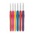 DISP CROCHET HOOKS - 6 SIZES BOX OF 12 EA