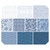 HALF YD STAMPED BLUEPRINT (10) PK OF 2 EA