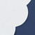 BLANK TABLE ROUND SCALLOPED