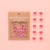 BUTTONS PINK SWEET HEART 5/8" 10ct