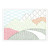 KIT SASHIKO SAMP PLACEMAT  - YAMA-NAMI (WHITE)