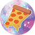 AD FAB 3" TEEN GIRL PIZZA PK OF 12 EA