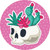 AD FAB 3" TEEN GIRL SKULL PK OF 12 EA