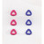 STITCH MARKERS TRIANG 24ct XSM PK OF 3 EA