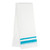 TEA TOWEL TRQ WATER COLOR BRDR PK OF 6 EA