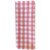 TEA TOWEL HOUSE CHECK ROSE PK OF 6 EA