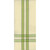 TEA TOWEL 1/2" STRIPE LIME GRN PK OF 6 EA