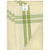 TEA TOWEL 1/2" STRIPE LIME GRN PK OF 6 EA