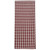TEA TOWEL MULTI PANE RED CRM PK OF 6 EA