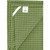 TEA TOWEL WINDOW PANE SAGE PK OF 6 EA