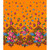KOKUM SCARF 732 ORANGE BORDER PRINT
