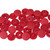 SNAP PLASTIC SZ .35" RED PK OF 6 EA