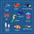 STICKER BOOK OCEAN ANIMALS