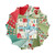 FAT QTR BUNDLE OWL BE HOME CHRISTMAS (13)