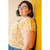 PATTERN SQUARE NECK TOP