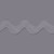 RIC RAC POLY 1.375"72Y GREY