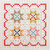STITCH CARD set P BEE IN MY BONNET 4ct CROSS STITCH
