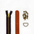 KIT FREMONT CHESTNUT LEATHER ANTIQUE BRASS