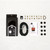 KIT LEATHER TOTE BLACK ANTIQUE BRASS