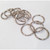 SPLIT RINGS 1" 12ct NICKEL