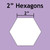 EPP PACK HEXAGON 2" 150ct