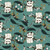 IMPERIAL GARDEN 120 20242 DK GREEN/ WHITE