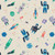 ROBOTS IN ORBIT 120 23787 CREAM/BLUE
