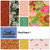 FAT QTR FLORAL DANCE 1 (10) PK OF 5 EA
