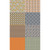 FAT QTR SAHARA TALES BLUE/ORANGE (8) PK OF 5 EA