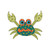 APPLIQUE BLUE CRAB