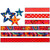 APPLIQUE RED WHITE & BLUE