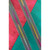 ZIPPER 108" BLK STRIPE NYLON (#5 COIL) RAINBOW