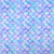 CUDDLE CLOUD MERMAID FIN MULTI 60"