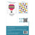 PATTERN BLOCKS2QUILT HOT AIR B BALLOON PK OF 6 EA