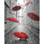 5D DIAMOND KIT RED UMBRELLAS 12"x 16"