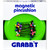 GRABBIT MAGNETIC PINCUSH LIME